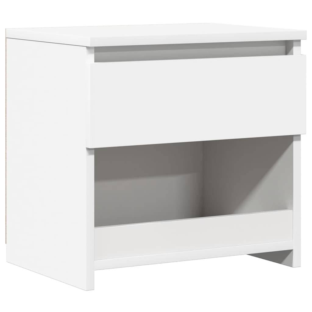 vidaXL Nachttisch Weiß 40x30x39 cm Holzwerkstoff