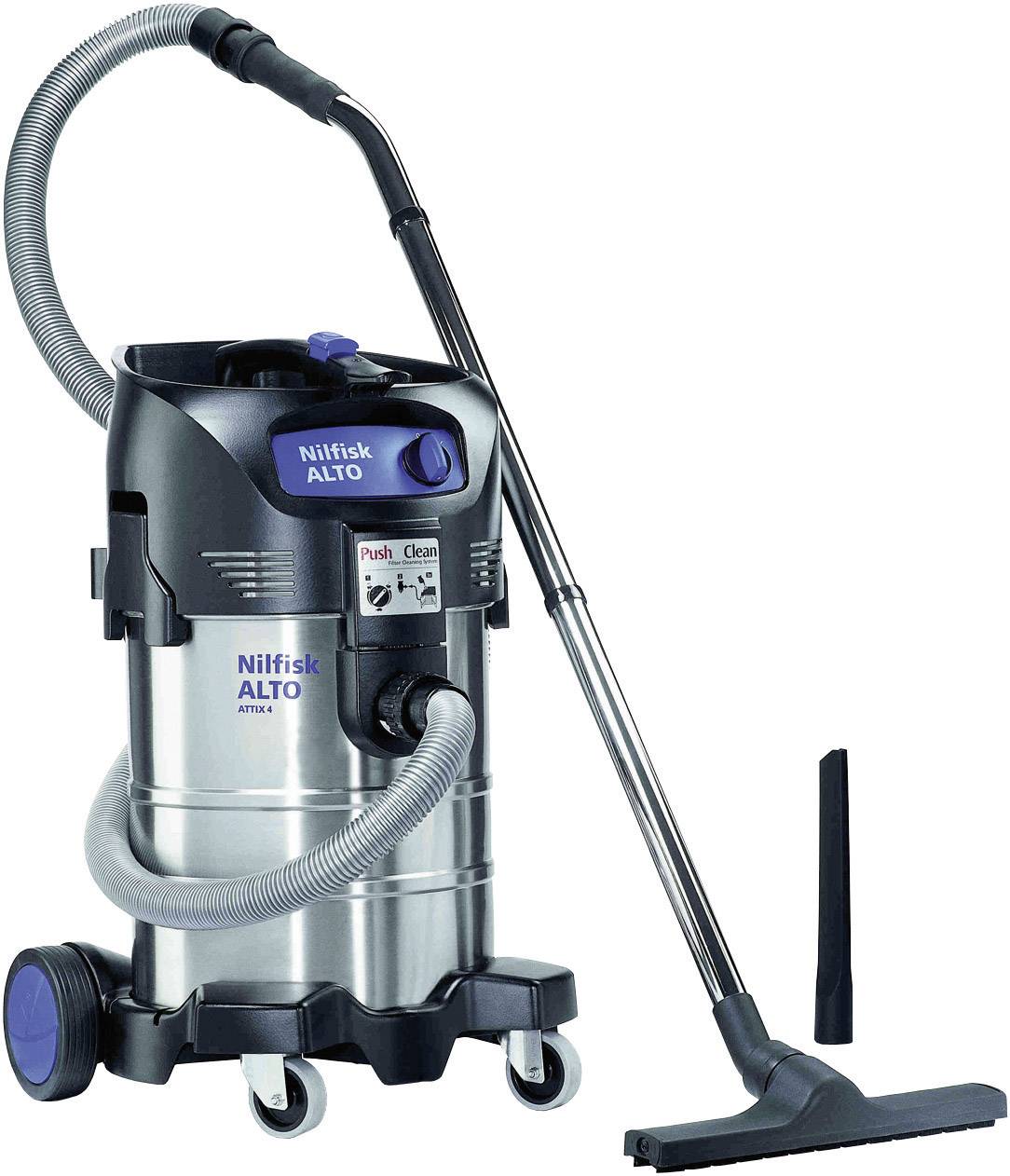 Nilfisk ATTIX 40-01 PC INOX 302003414 Nass-/Trockensauger 1500 W 37 l halbautomatische Filterreinigung