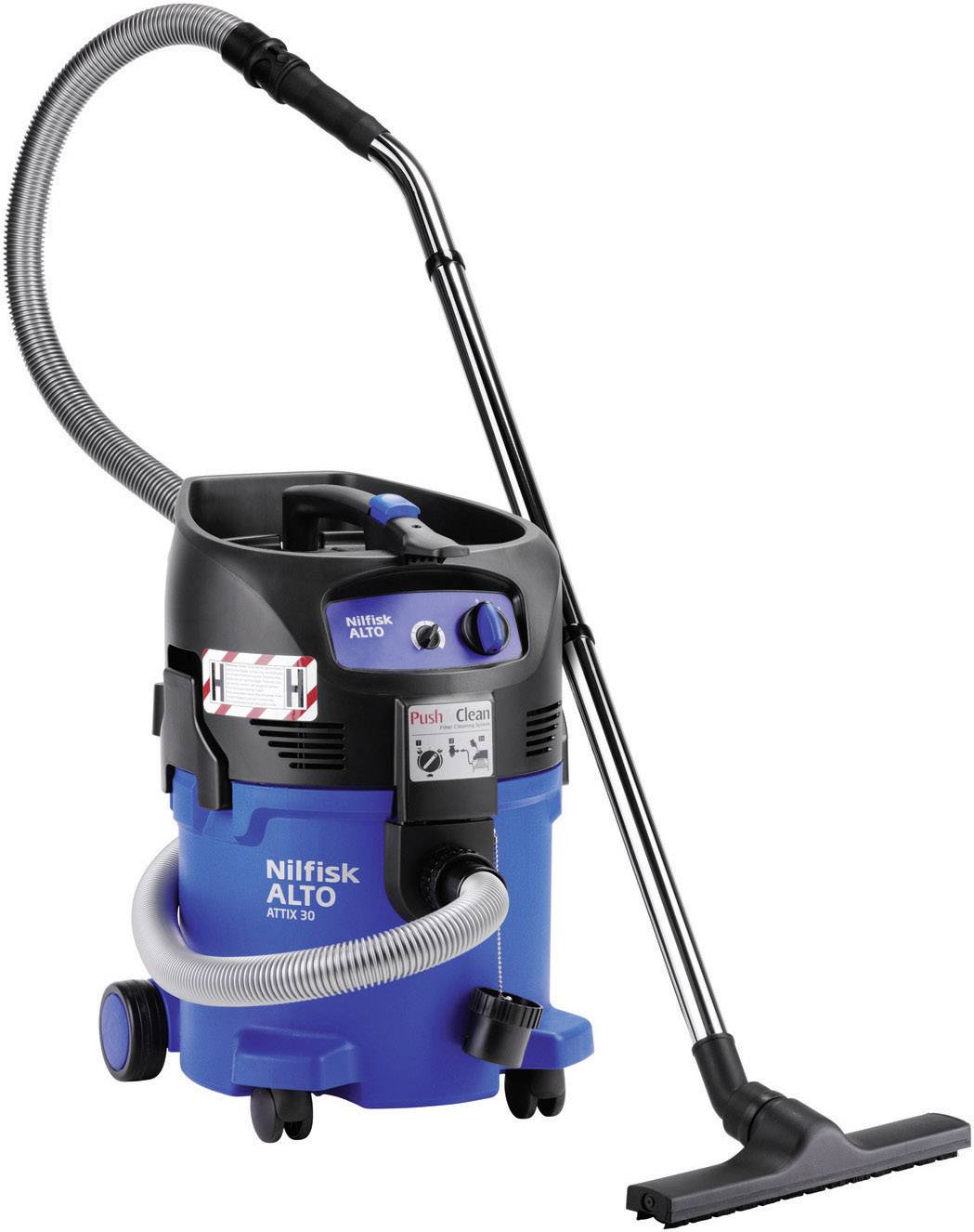 Nilfisk ATTIX 30-0H PC 107400405 Nass-/Trockensauger 1500 W 30 l halbautomatische Filterreinigung, Staubklasse H zertifiziert