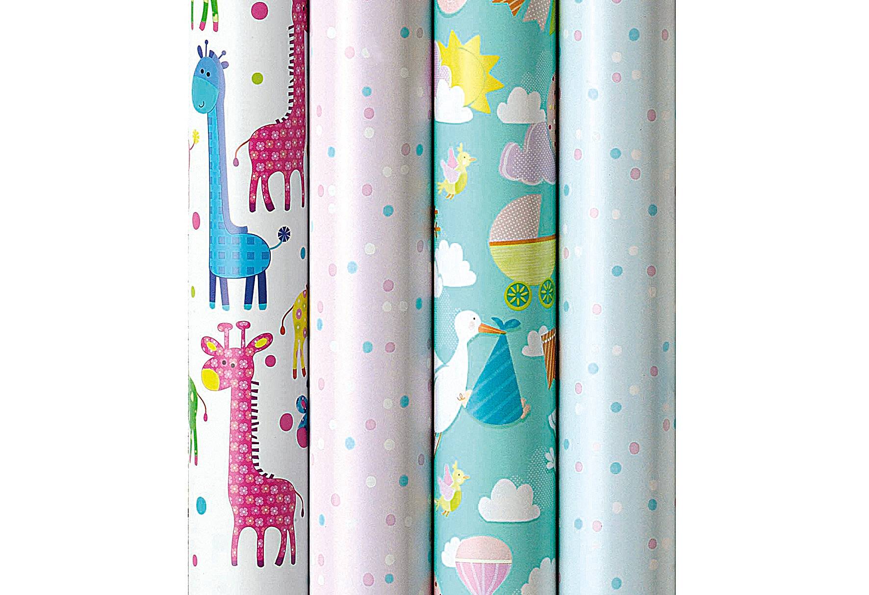 ZOEWIE Geschenkpapier Baby 200 x 70 cm