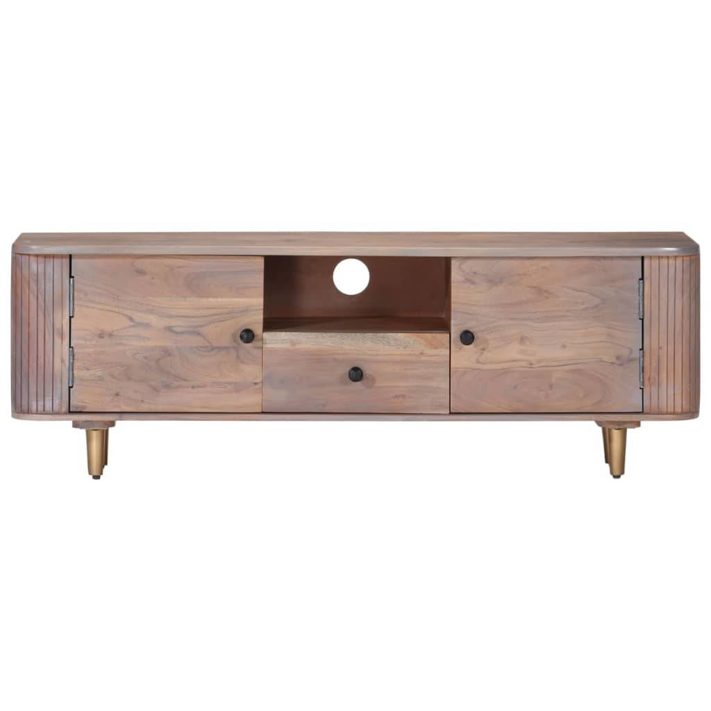 vidaXL TV-Schrank 118x30x40 cm Massivholz Akazie