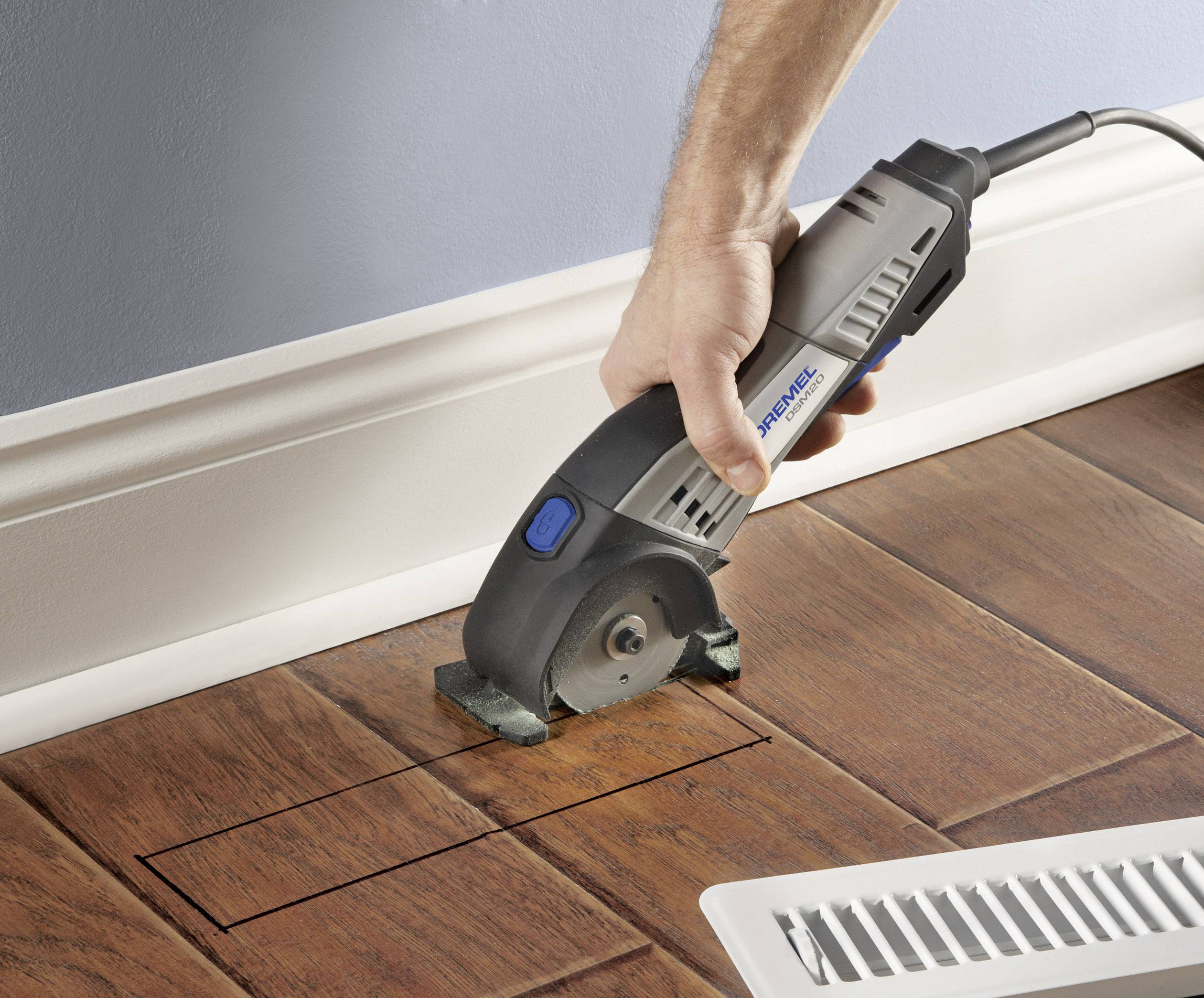 Dremel DSM 20-3/4 Mini-Kreissäge mit Zubehör, inkl. Koffer 8teilig 710 W