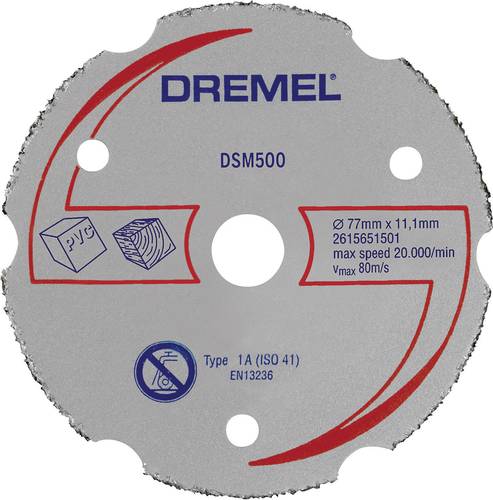 Dremel DSM 500 2615S500JA Trennscheibe gerade 77mm 11.1mm 1St.