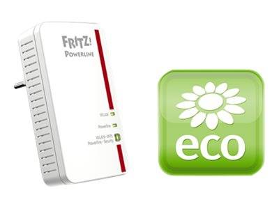 Fritz! FRITZ!Powerline 1240E WLAN Set Powerline WLAN Starter Kit 20002745 1200 MBit/s