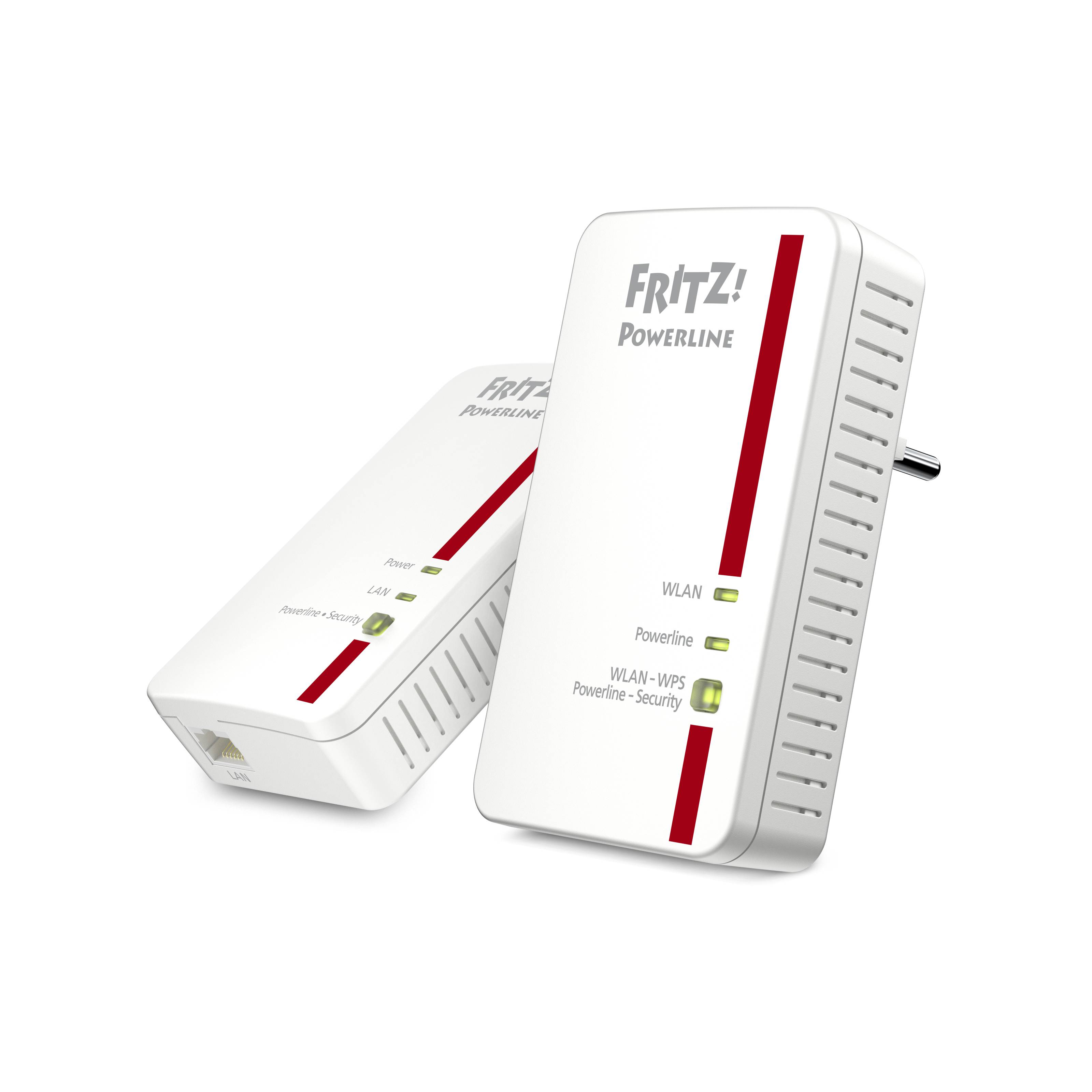 Fritz! FRITZ!Powerline 1240E WLAN Set Powerline WLAN Starter Kit 20002745 1200 MBit/s