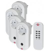Brennenstuhl Comfort-Line 1507050 Funk Steckdosen-Set Innenbereich 1000W