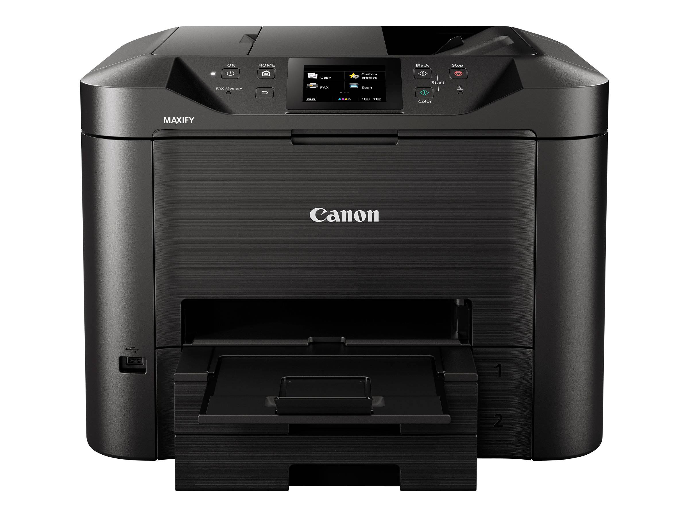 Canon MAXIFY MB5450 Multifunktionsdrucker Tintenstrahl Farbe A4 Drucker, Scanner, Kopierer, Fax LAN, WLAN, Duplex, Duplex-ADF