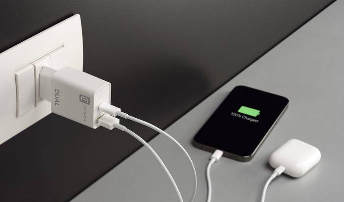 Cellularline ACHIPHUSB2PD20W, Indoor, AC, Weiß
