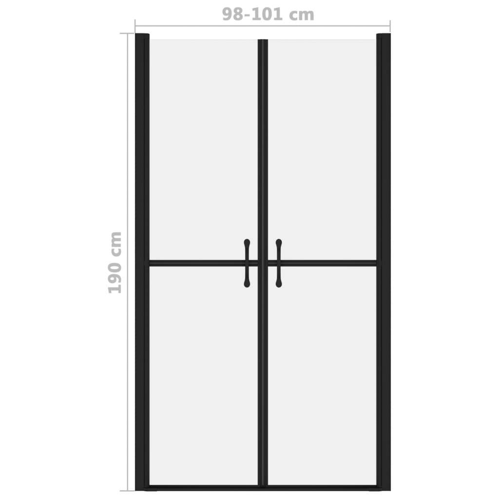 vidaXL Duschtür Matt ESG (98-101)x190 cm