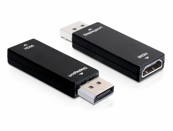 Delock - HDMI-Adapter - DisplayPort männlich zu HDMI weiblich