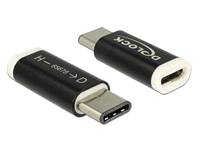 Delock USB 2.0 Adapter [1x USB-C® Stecker - 1x USB 2.0 Buchse Micro-B] 65678 0.00 m