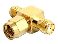 Delock 88711 SMA-Stecker - SMA-Buchse 1 St.
