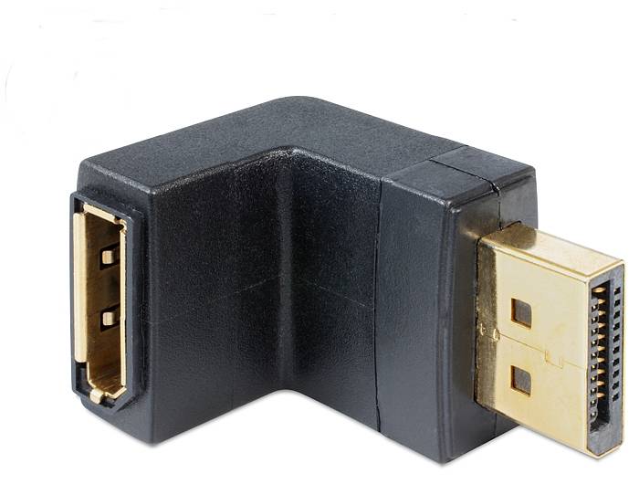 Delock 65382 DisplayPort Adapter [1x DisplayPort Buchse - 1x DisplayPort Stecker] Schwarz