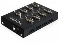 DeLock USB 2.0 to 8 x Serial Adapter - Serieller Adapter