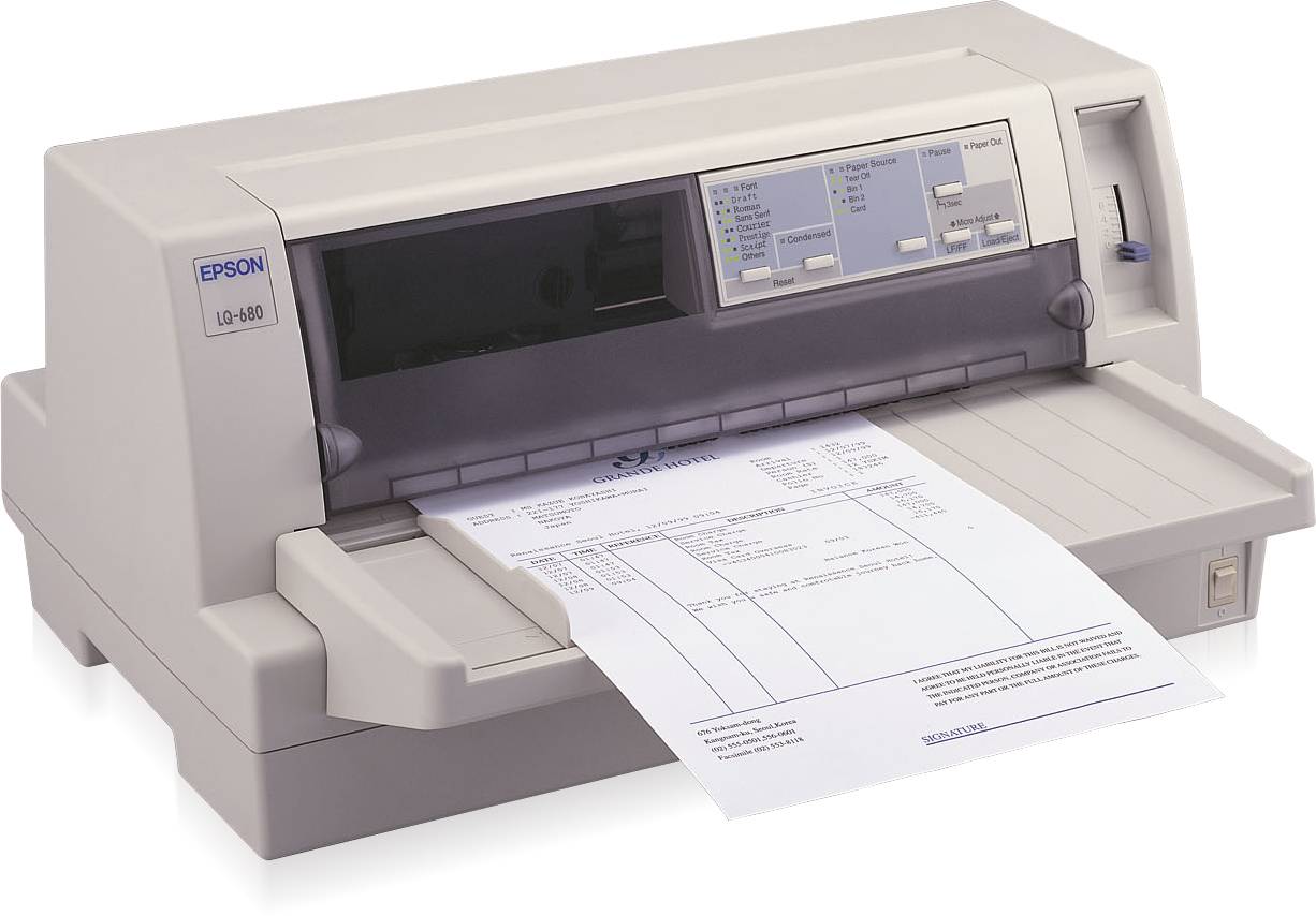 Epson LQ 680Pro - Drucker - s/w - Punktmatrix - 305 x 420 mm, 305 mm (Breite)