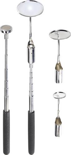 TOOLCRAFT 816419 Inspektionsspiegel-Set 5teilig mit Beleuchtung