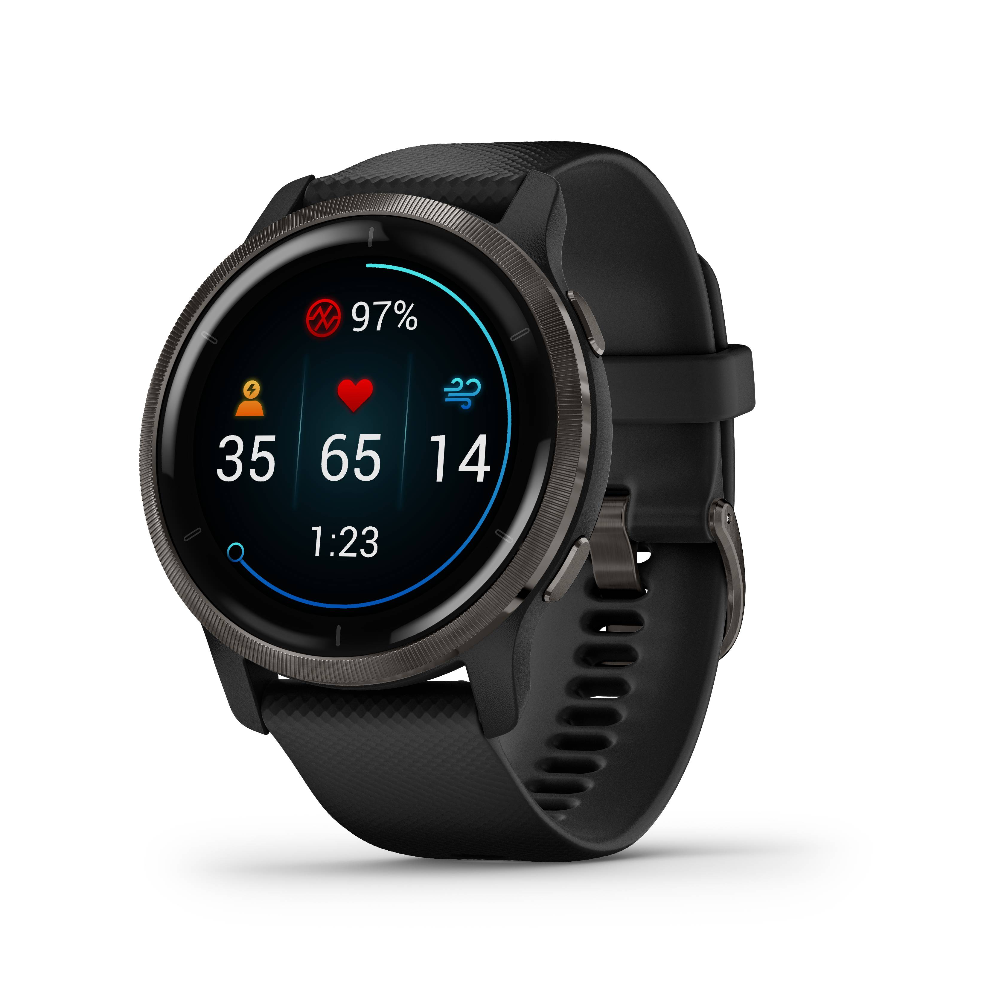 Garmin Venu 2 Smartwatch 45 mm Schwarz