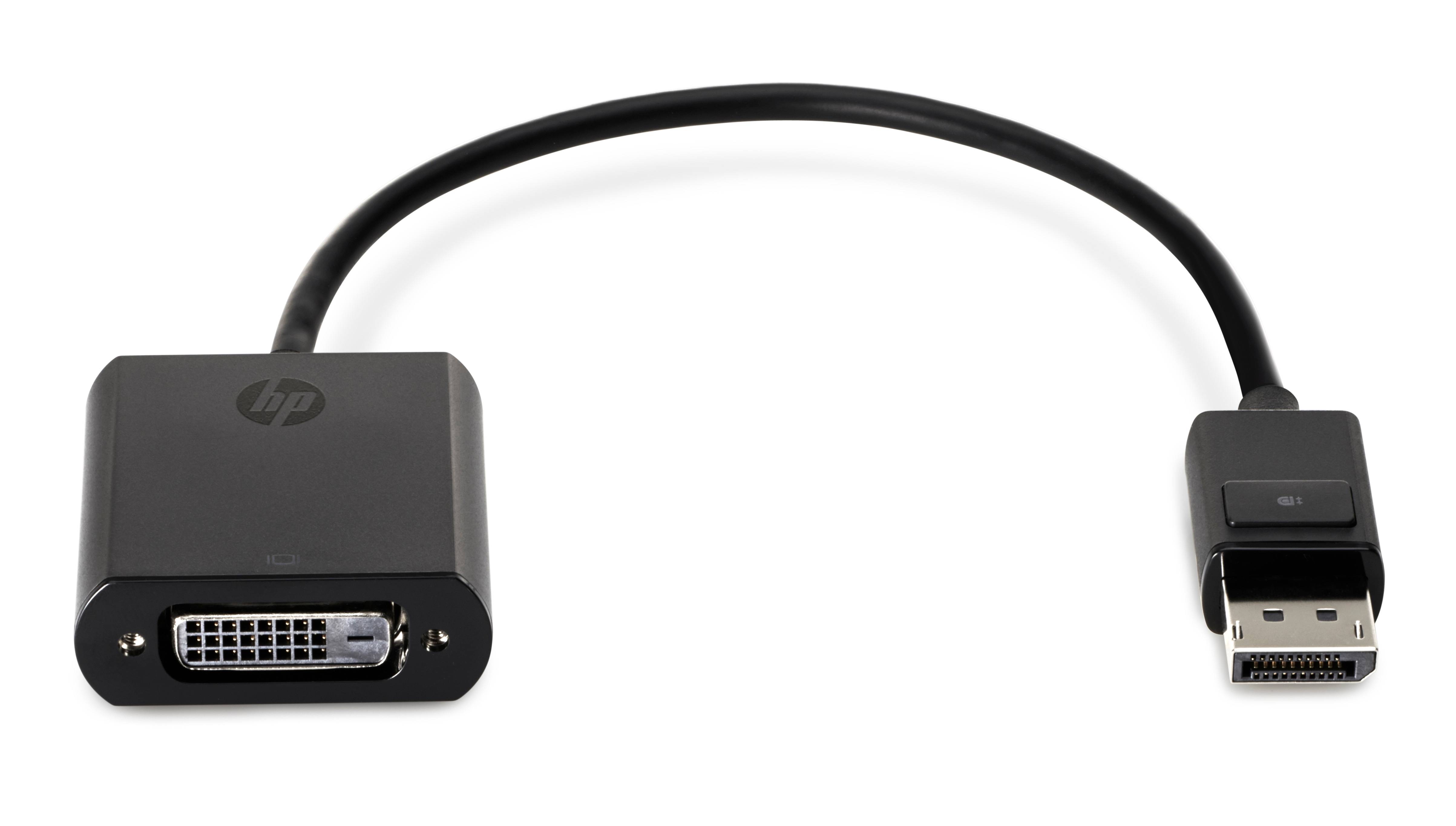 HP FH973AA DisplayPort Adapter [1x DVI-D Kupplung - 1x DisplayPort Stecker] 19.00 cm