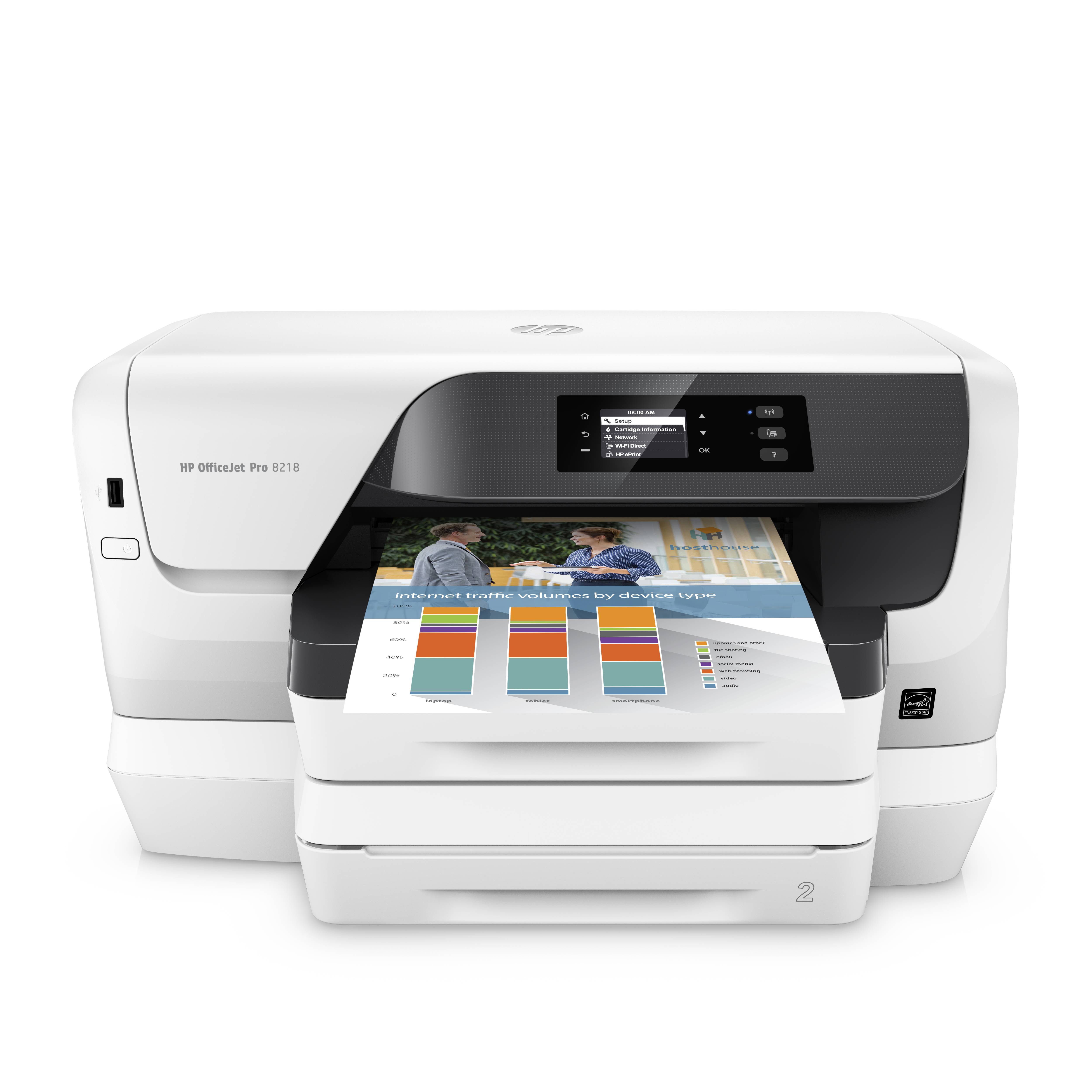 HP OfficeJet Pro 8218 Drucker Tintenstrahl Farbe A4 LAN, WLAN, Duplex