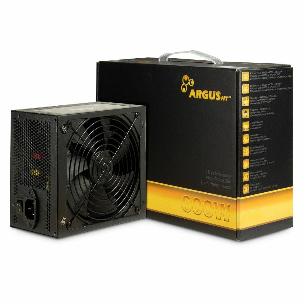 Inter-Tech Argus GPS-600 PC Netzteil 600 W 80PLUS® Gold