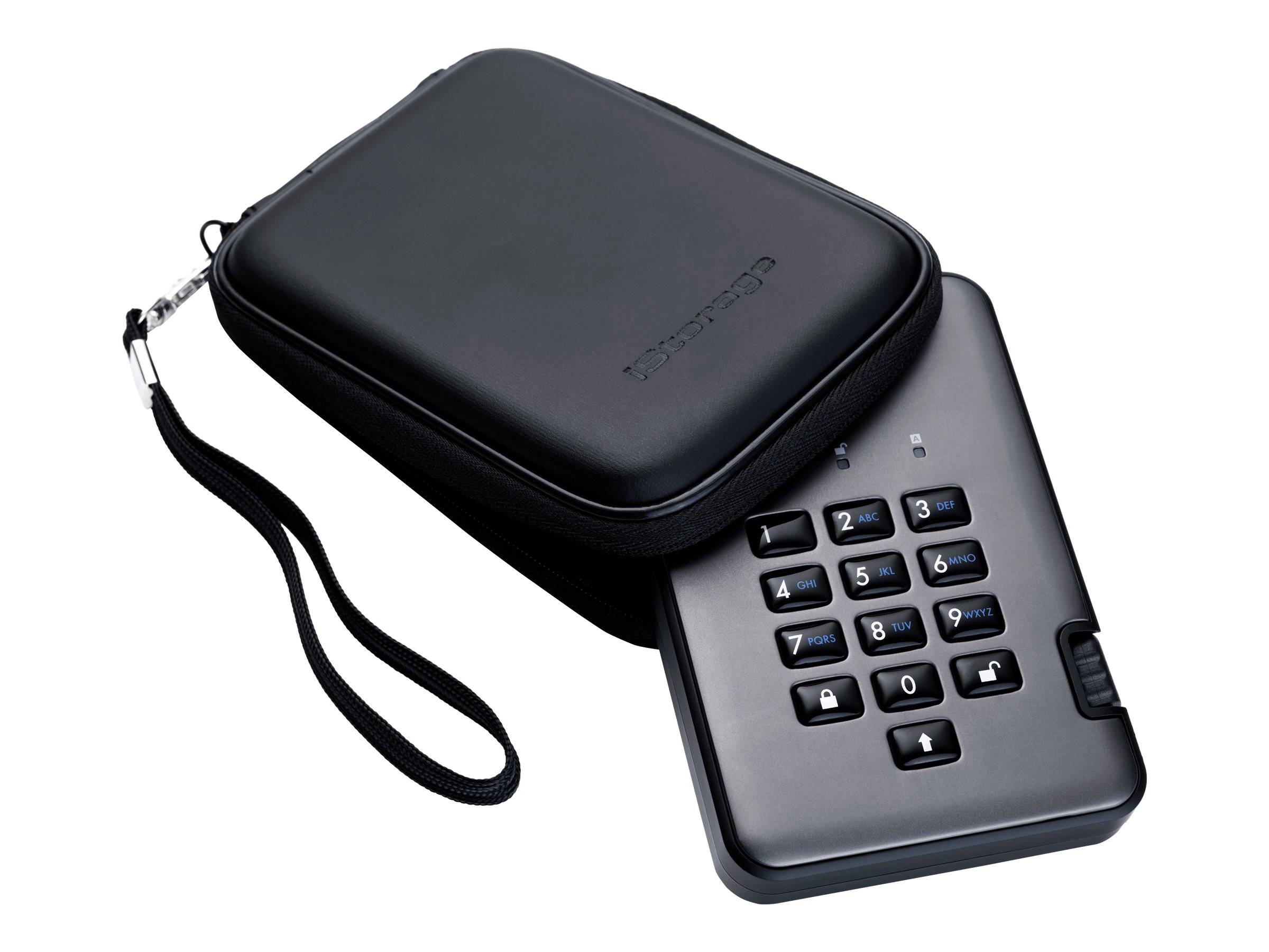 iStorage diskAshur PRO 2® 1 TB Externe Festplatte 6.35 cm (2.5 Zoll) USB 3.2 Gen 2 (USB 3.1) Graphit IS-DAP2-256-1000-C-G