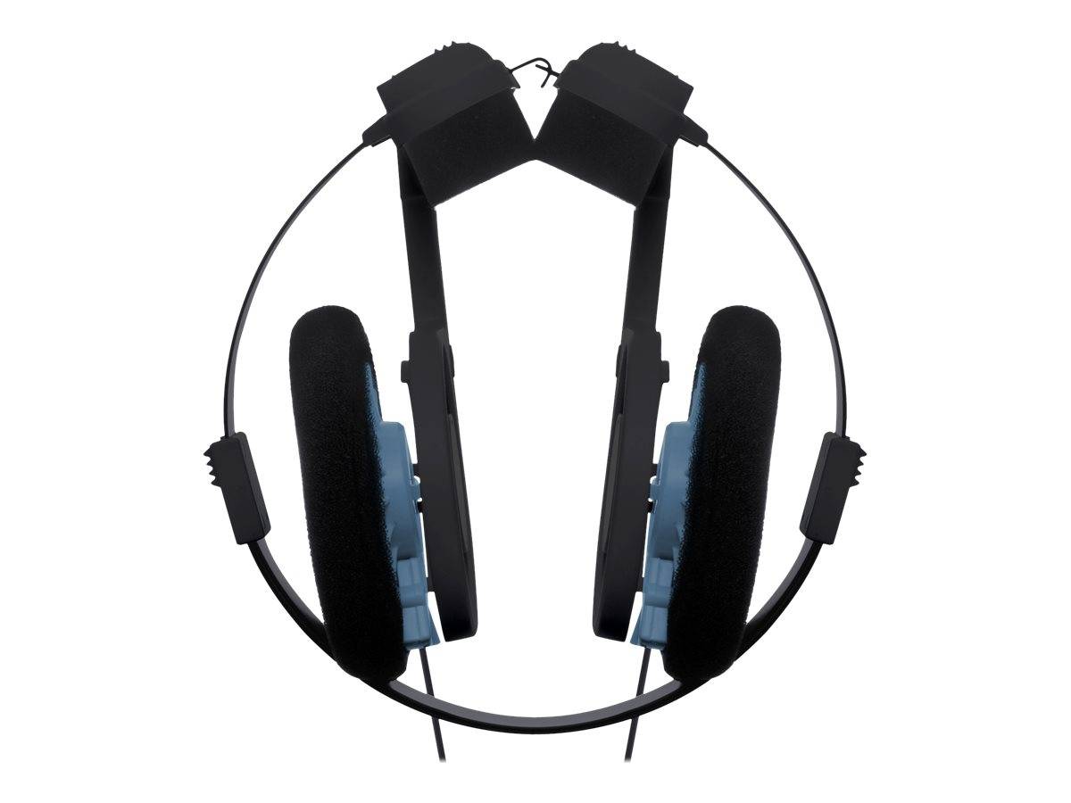 KOSS PORTA PRO mic On Ear Kopfhörer kabelgebunden Schwarz, Silber Leichtbügel, Headset, Lautstärkebegrenzung