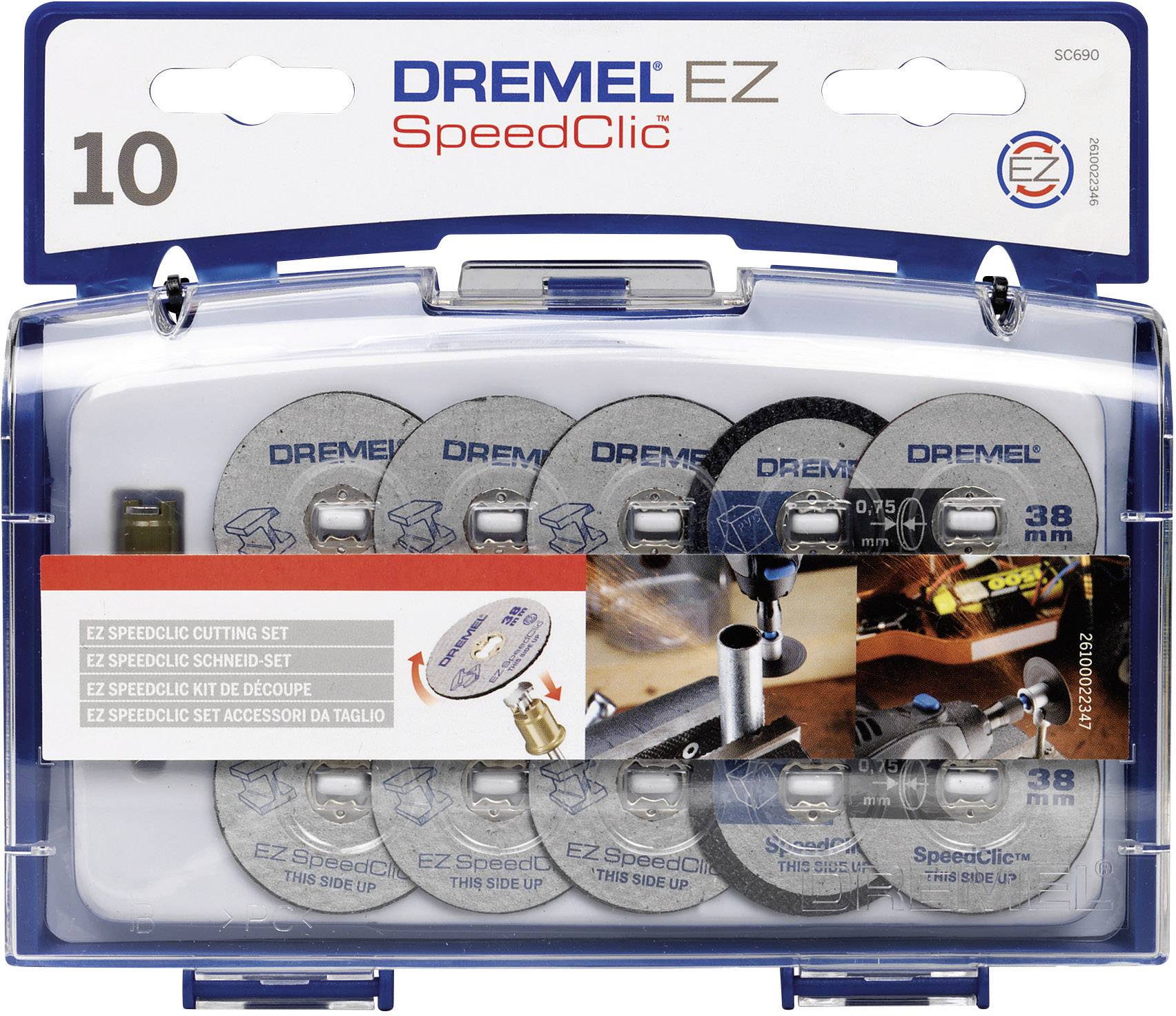 Dremel SC690 2615S690JA Trennscheiben-Set 38mm 1 Set Metall, Kunststoff