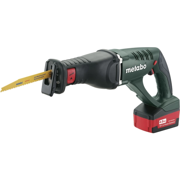 Metabo ASE 18 LTX 4.0Ah Akku-Säbelsäge 602269610 inkl. 2. Akku, inkl. Koffer 18V 4Ah Metabo ASE 18 LTX 4.0Ah Akku-Säbelsäge 602269610 inkl. 2. Akku, inkl. Koffer 18V 4Ah