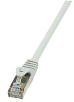 LogiLink CP2092U RJ45 Netzwerkkabel, Patchkabel CAT 6 U/UTP 10.00 m Grau mit Rastnasenschutz 1 St.