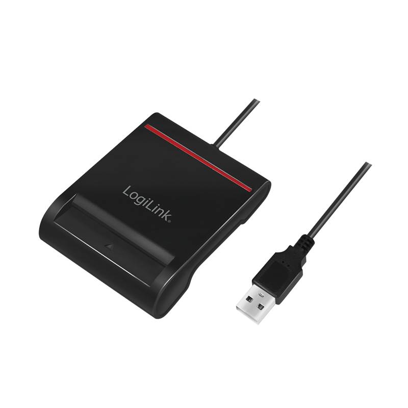 LogiLink - SmartCard-Leser - USB 2.0 - Schwarz