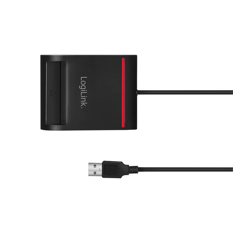 LogiLink - SmartCard-Leser - USB 2.0 - Schwarz