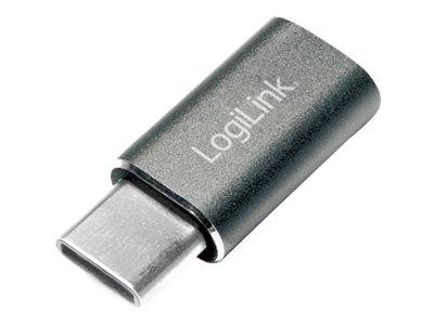 LogiLink USB 2.0 Adapter [1x USB-C® Stecker - 1x USB 2.0 Buchse Micro-B] AU0041