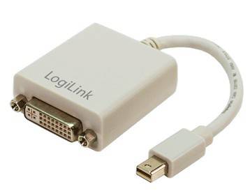 LogiLink Adapter, Mini DisplayPort Stecker - 24+5 Pol DVI (11111384)