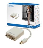 LogiLink Adapter, Mini DisplayPort Stecker - 24+5 Pol DVI (11111384)