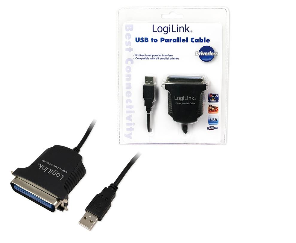 LogiLink - Parallel-Adapter - USB 2.0 - parallel