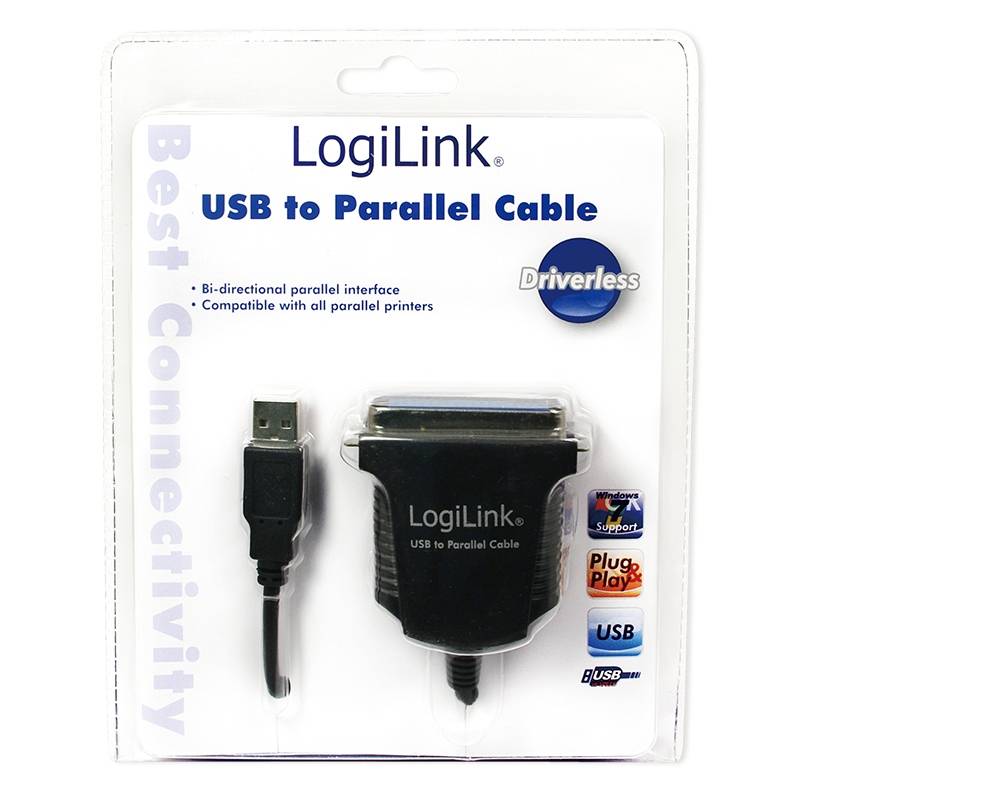 LogiLink - Parallel-Adapter - USB 2.0 - parallel