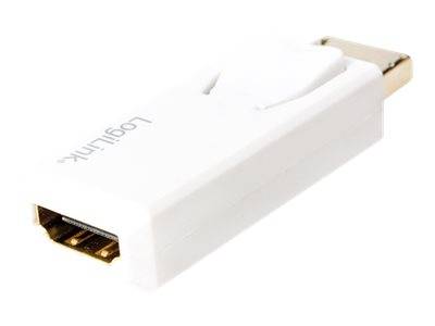 LogiLink CV0100 DisplayPort / HDMI Adapter [1x DisplayPort Stecker - 1x HDMI-Buchse] Weiß