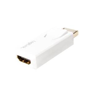 LogiLink CV0100 DisplayPort / HDMI Adapter [1x DisplayPort Stecker - 1x HDMI-Buchse] Weiß