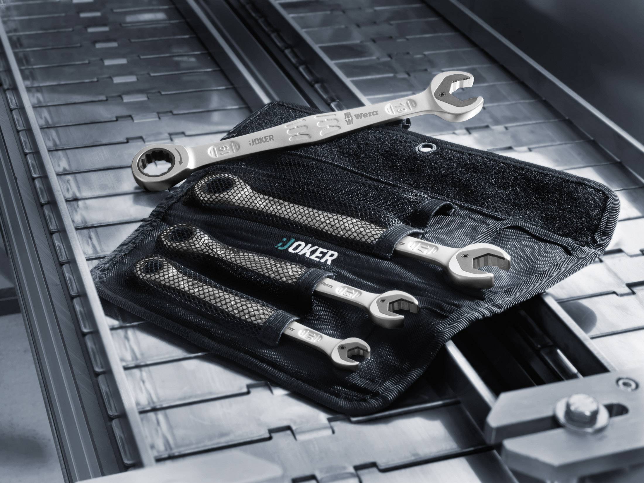 Wera 05073290001 Joker Knarren-Ring-Maulschlüssel-Satz 4teilig Schlüsselweite (Metrisch) 10 - 19 mm