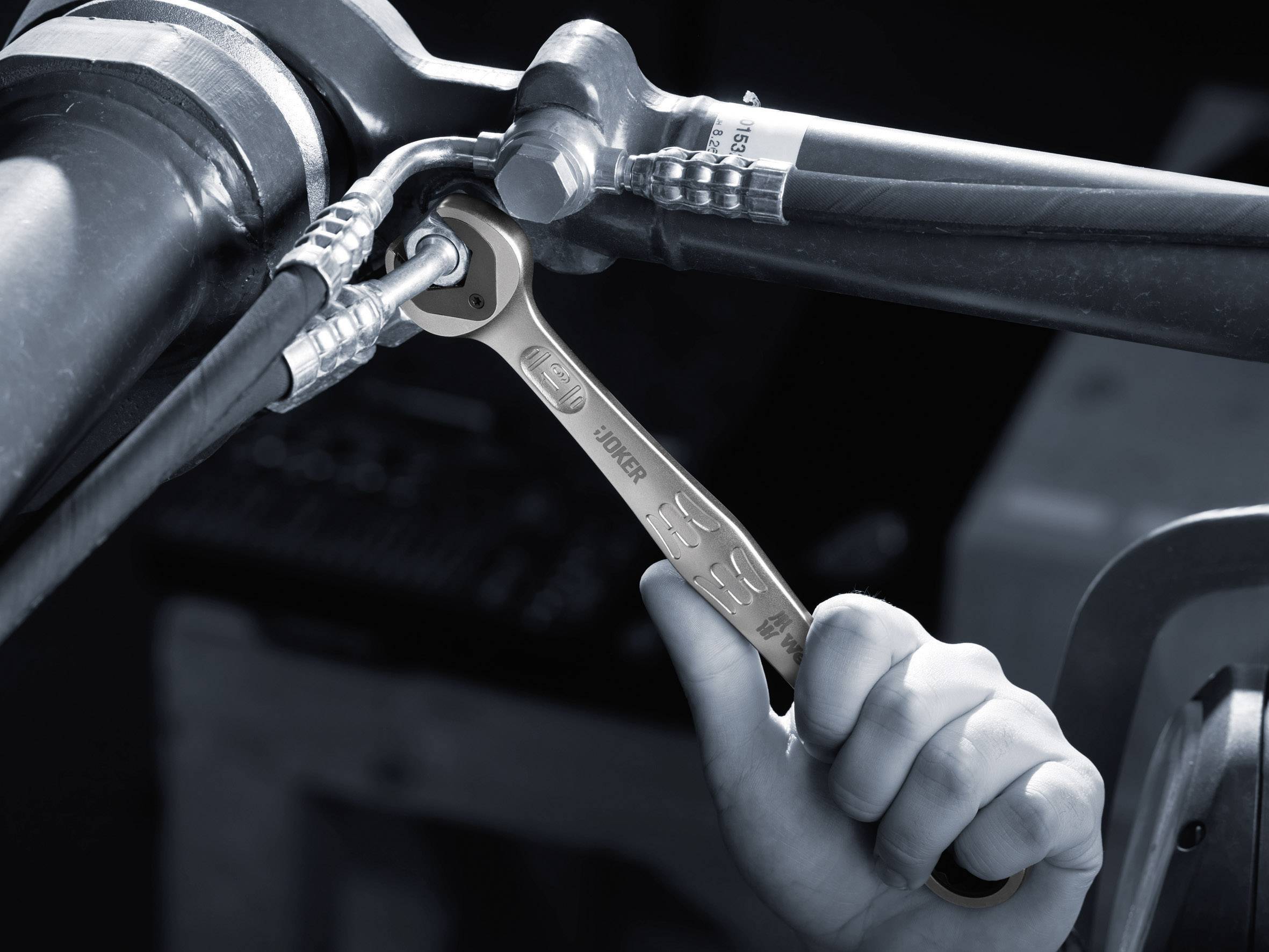 Wera 05073290001 Joker Knarren-Ring-Maulschlüssel-Satz 4teilig Schlüsselweite (Metrisch) 10 - 19mm