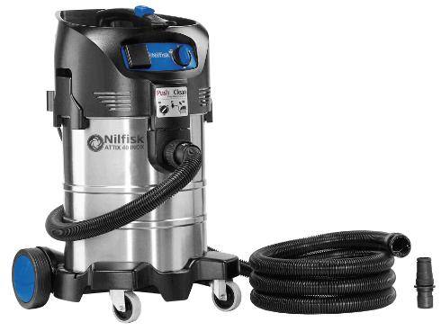 Nilfisk ATTIX 40-21 PC INOX 302003415 Nass-/Trockensauger 1200 W 37 l antistatisch, halbautomatische Filterreinigung