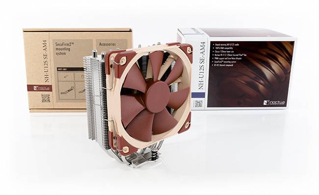 Noctua NH-U12S - Prozessor-Luftkühler - (für: AM4) - Aluminium mit nickelbeschichteter Kupferbasis - 120 mm