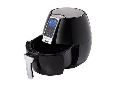 Princess 01.182021.01.001 Heißluft-Fritteuse 3.2l 1400W mit Display, Antihaftbeschichtung, Timerfunktion Schwarz