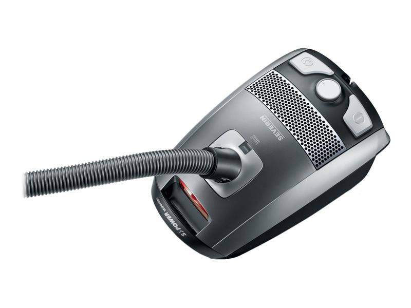 Severin S Power snowwhite Staubsauger 750 W mit Staubbeutel, inkl. Parkettbürste