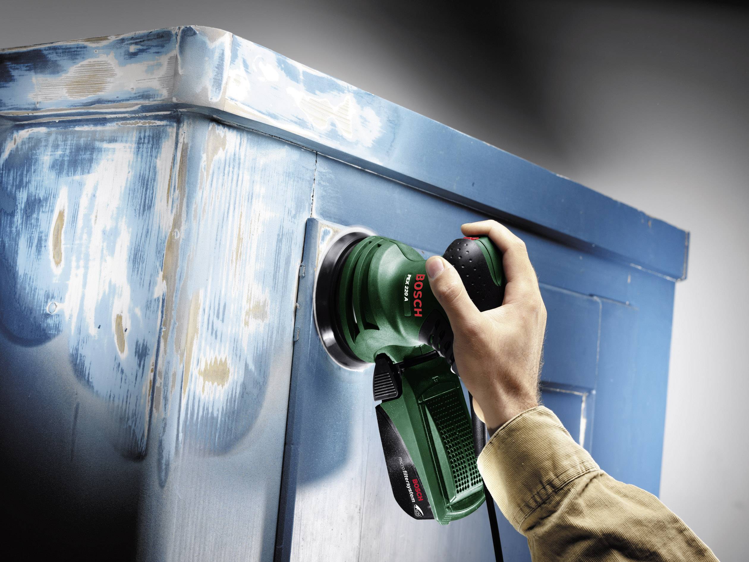 Bosch Home and Garden PEX 220A 0603378000 Exzenterschleifer 220W Ø 125mm