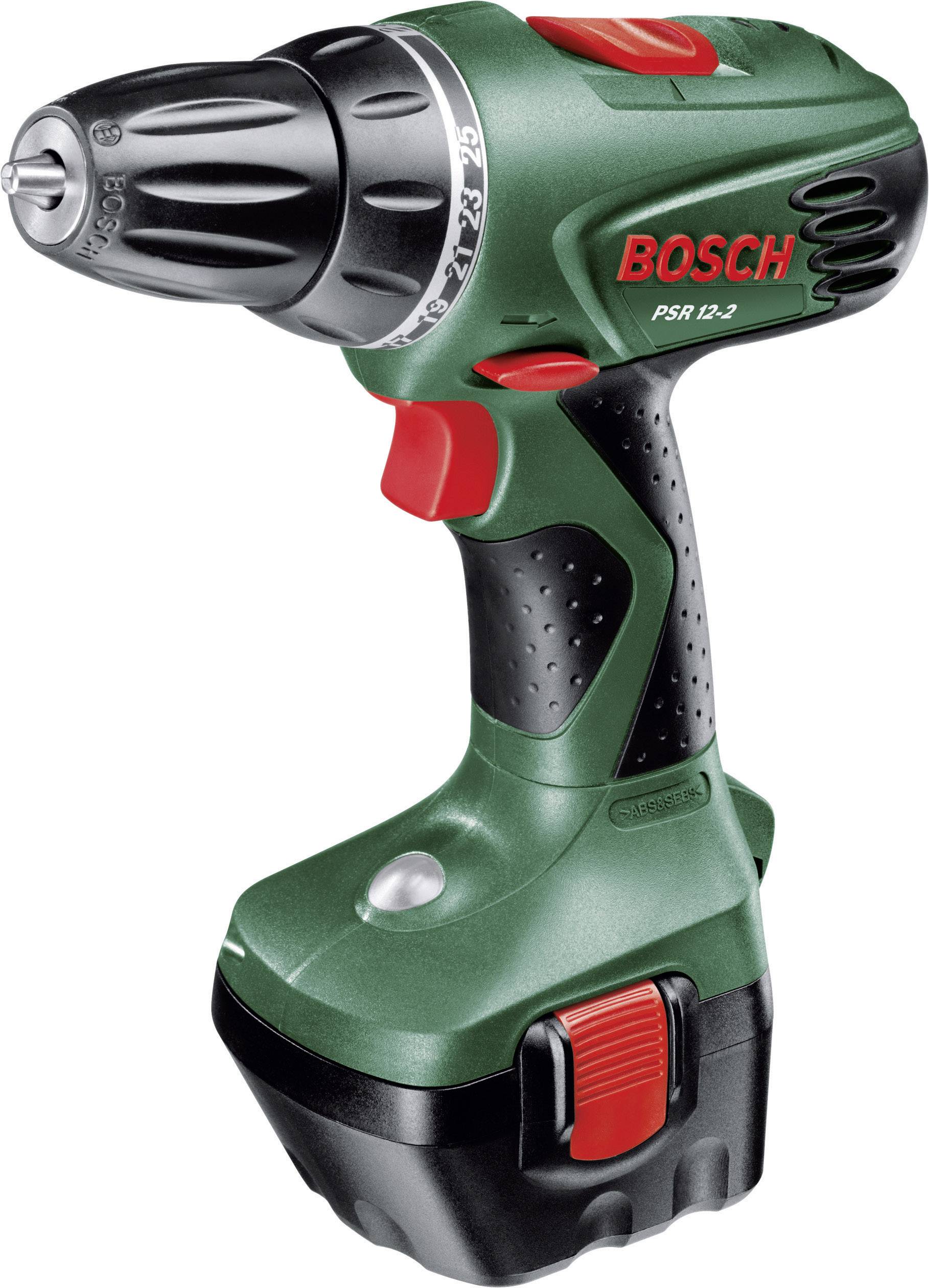 Bosch PSR 12-2 0603951J00 Akku-Bohrschrauber 12 V NiCd inkl. Akku, inkl. Koffer