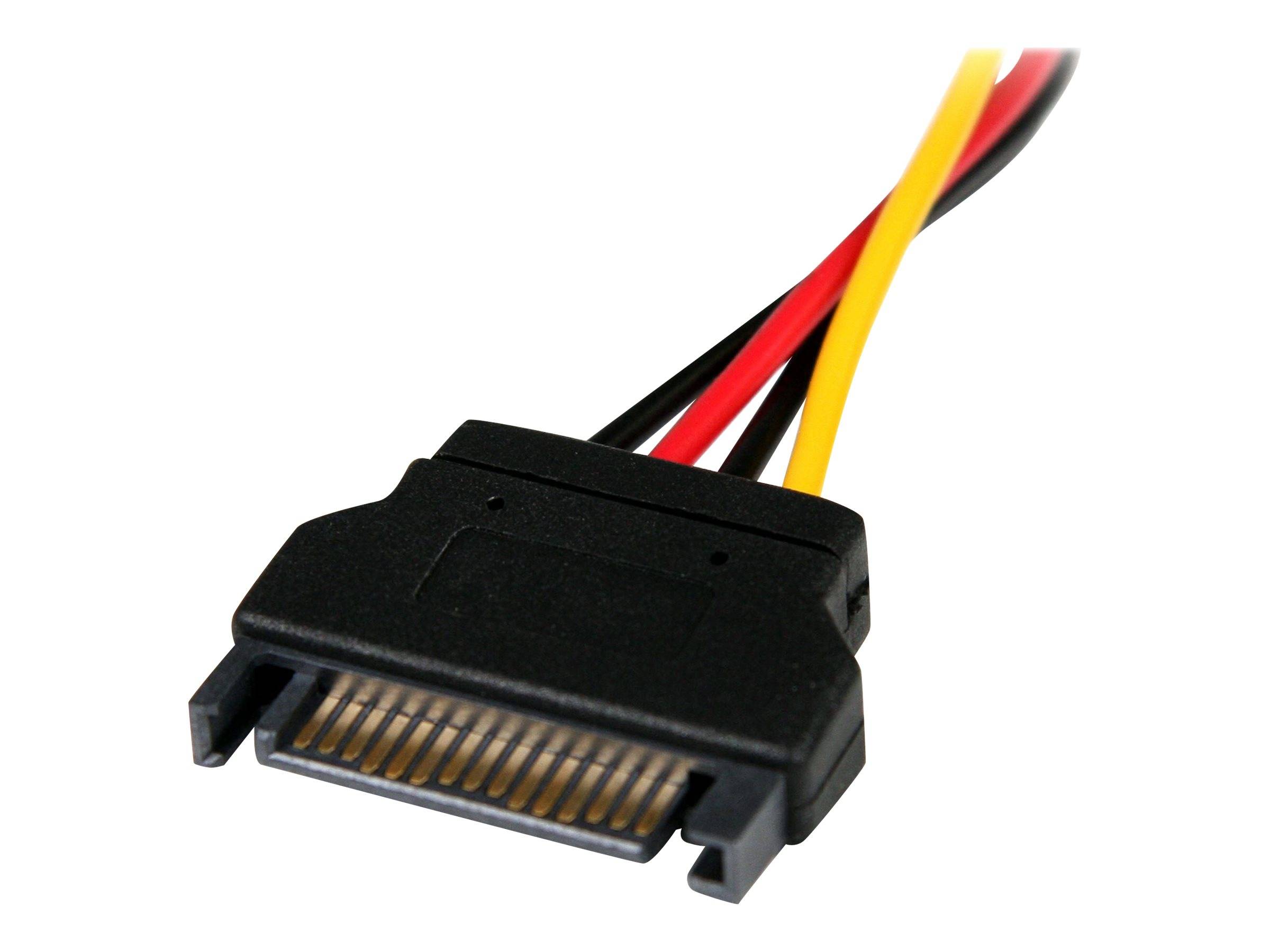 StarTech.com 15cm SATA auf LP4 Stromadapter - Bu/St - Netzteil - SATA-Stromsteck