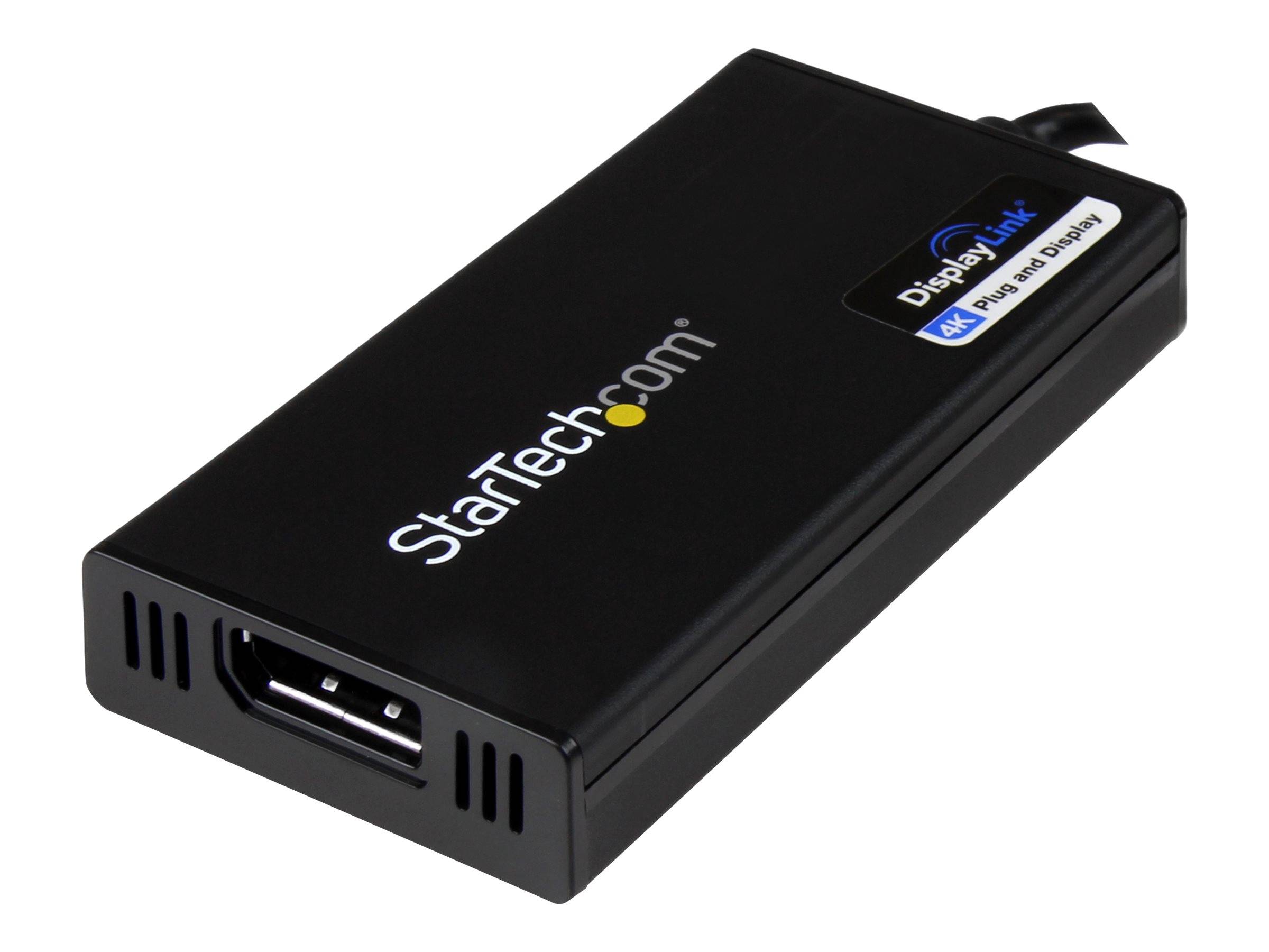 StarTech.com USB 3.0 auf Displayport Adapter - Externe Monitor Grafikkarte DisplayLink zertifiziert - Ultra HD 4k -