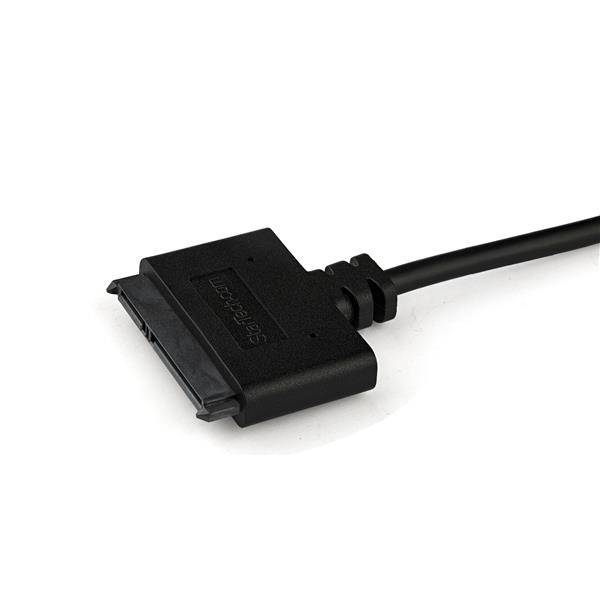 StarTech.com USB 3.0 auf 2,5" (6,4cm) SATA III Adapter Kabel mit UASP - USB 3.0 zu SATA SSD/HDD Konverter /