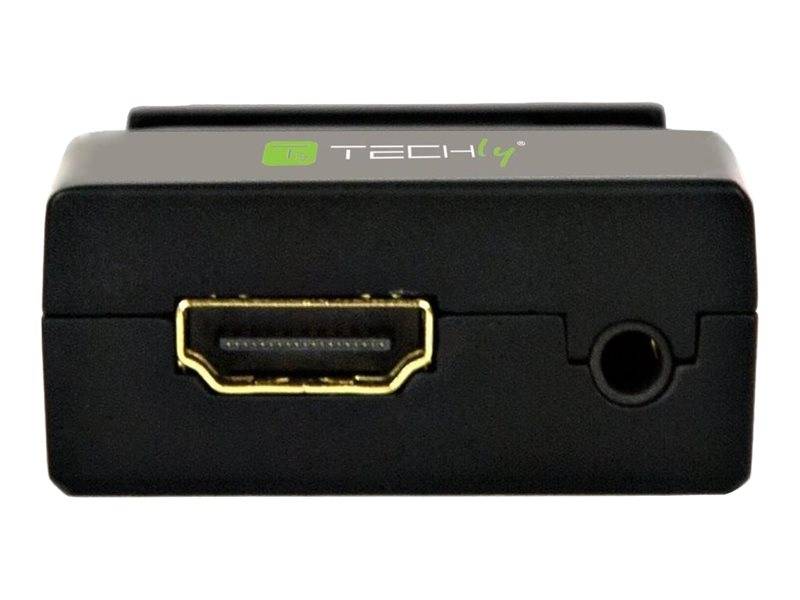 Techly Videoadapter - HD-15 (VGA), Mini-Stecker, Micro-USB Typ B zu HDMI weiblic